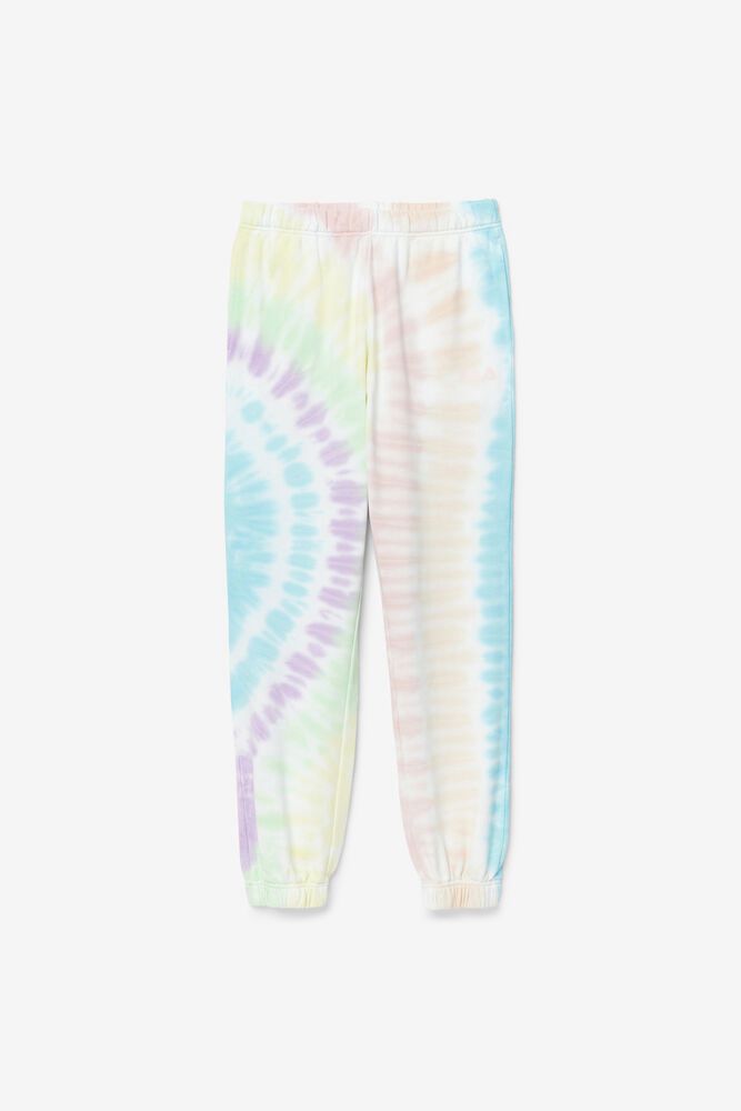 Fila Naisten Housut Raleigh Tie Dye Jogger Valkoinen - XDMJ-73680